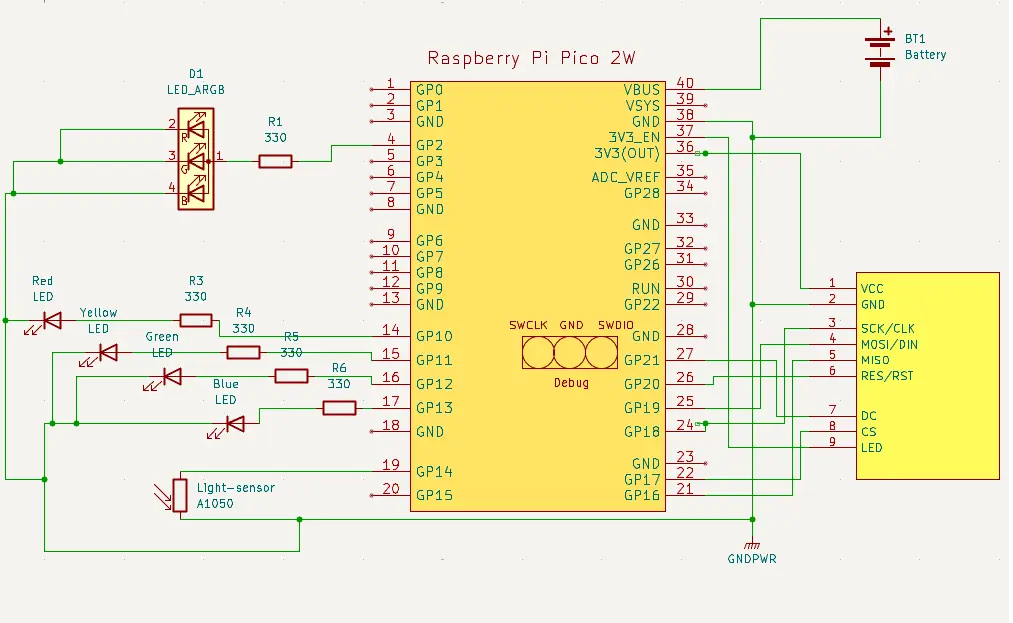 KiCAD schematics