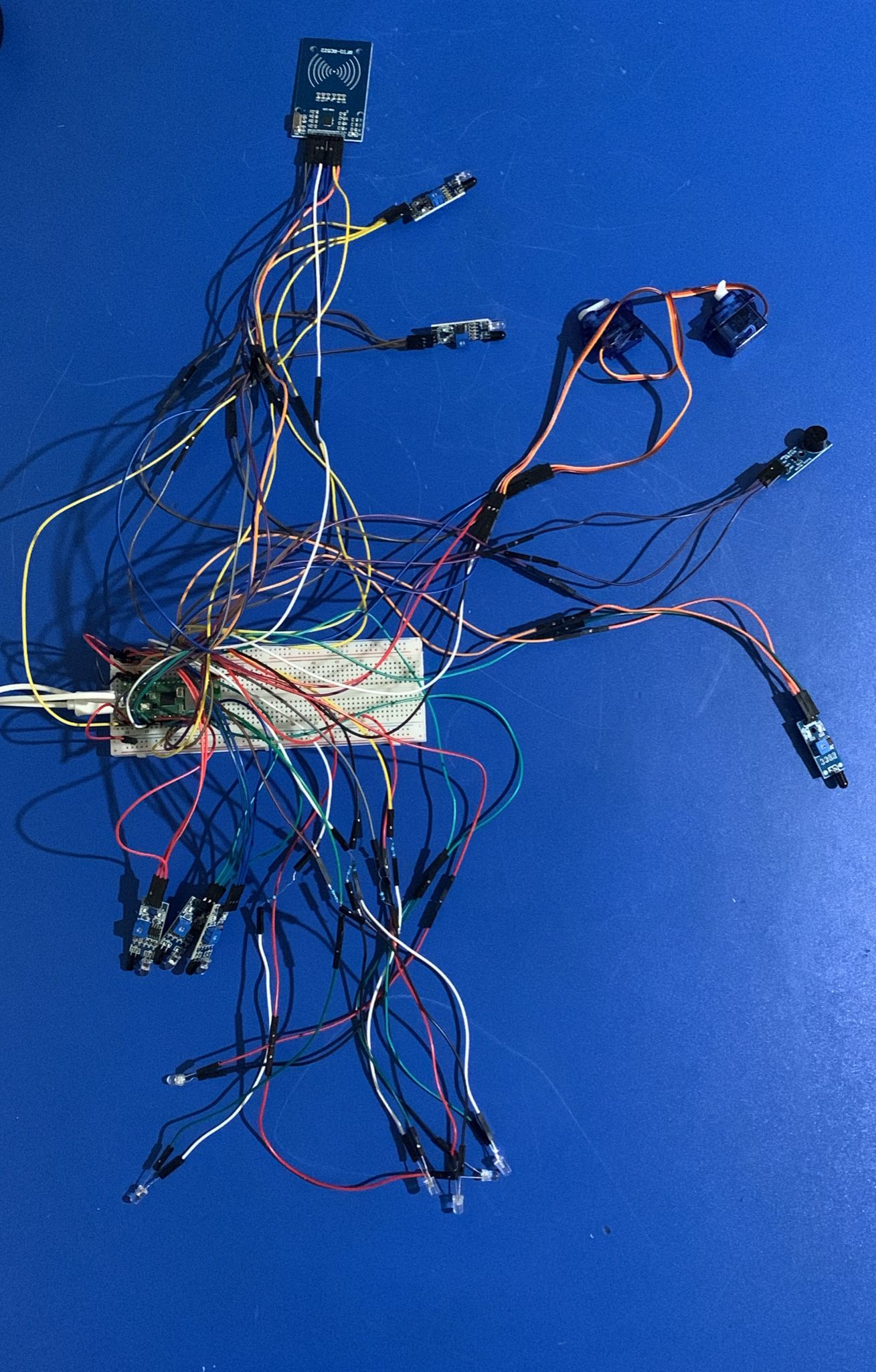 This is what the wiring looks like