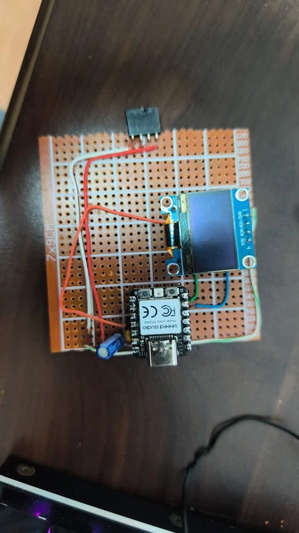 Start block prototype with OLED