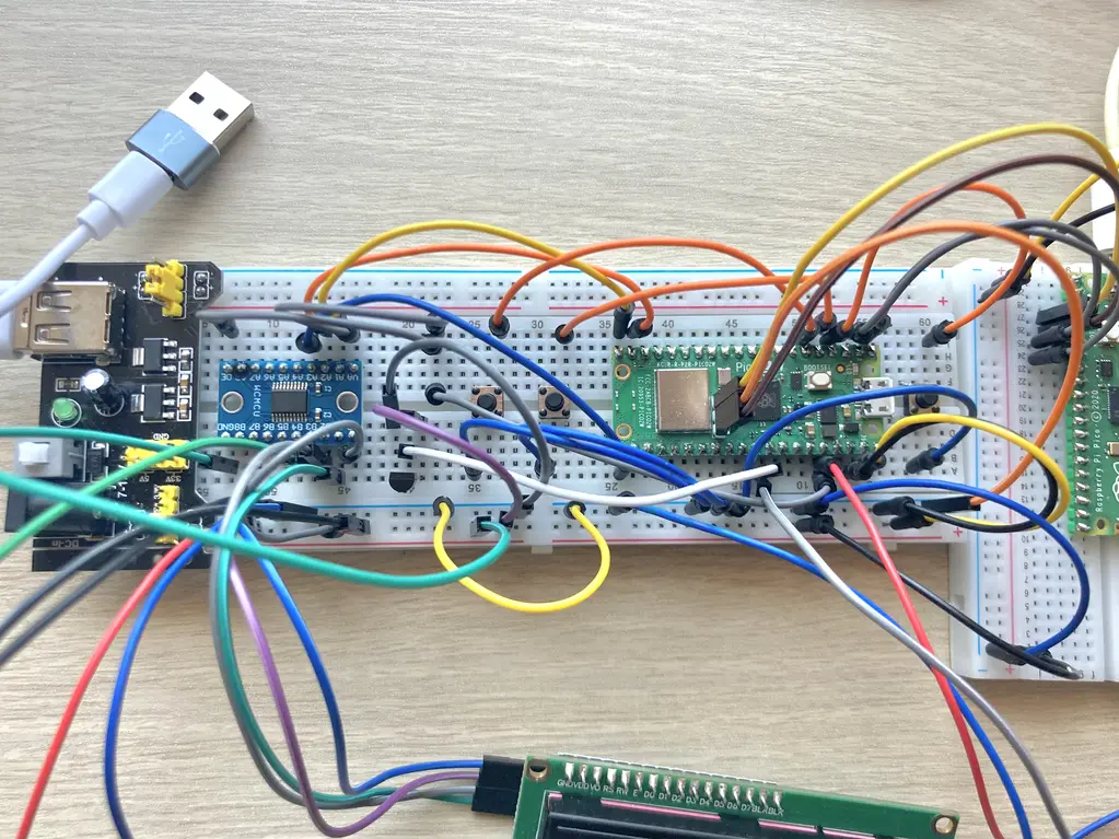 Breadboard close-up