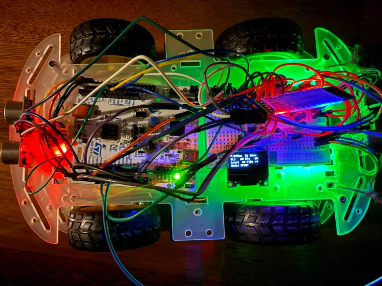 Car at night