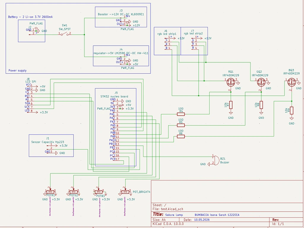 Sakura Lamp Schematic