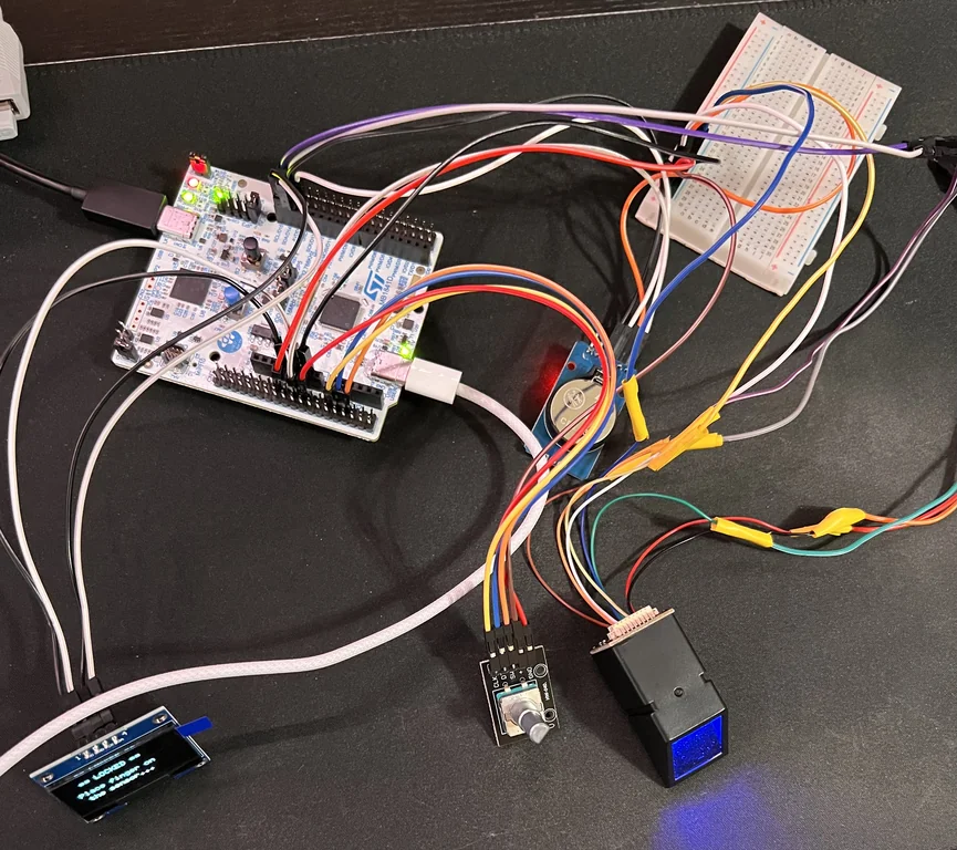 Hardware setup V2 - Includes all sensors