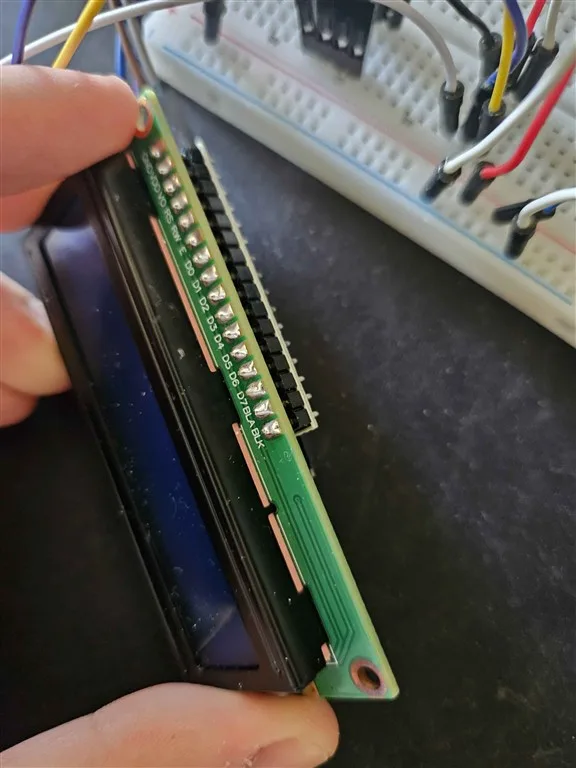 LCD working after fixing the backpack