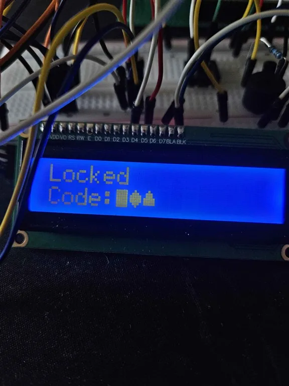 Locked mode with entered code