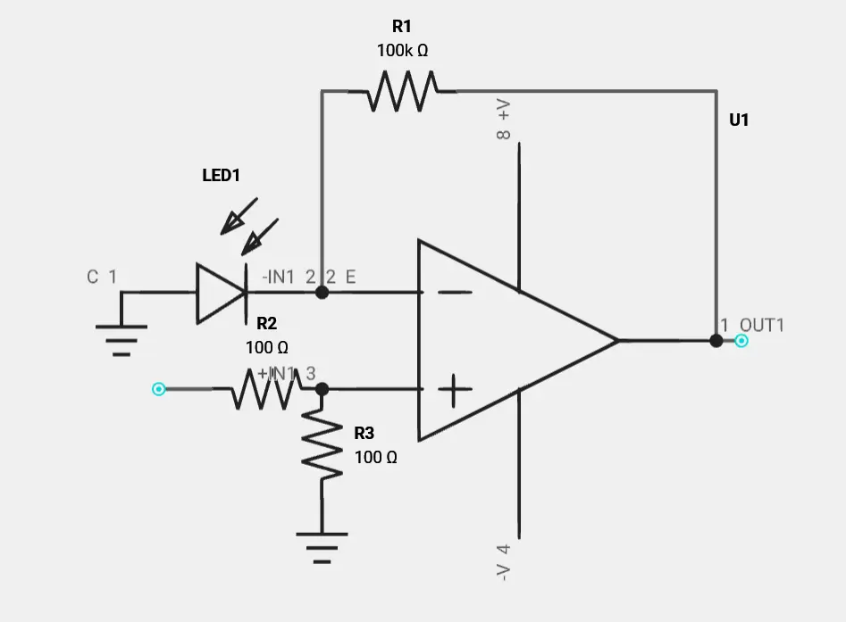 Op amp diode circuit
