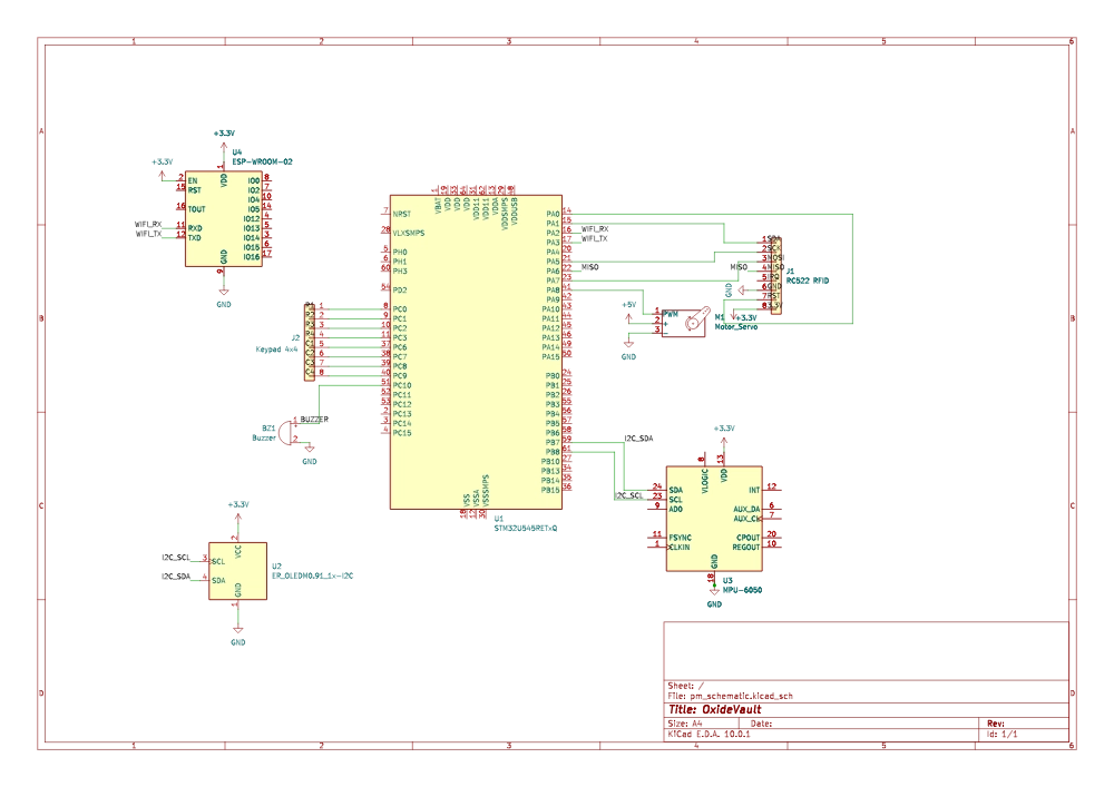 OxideVault Electrical Schematic