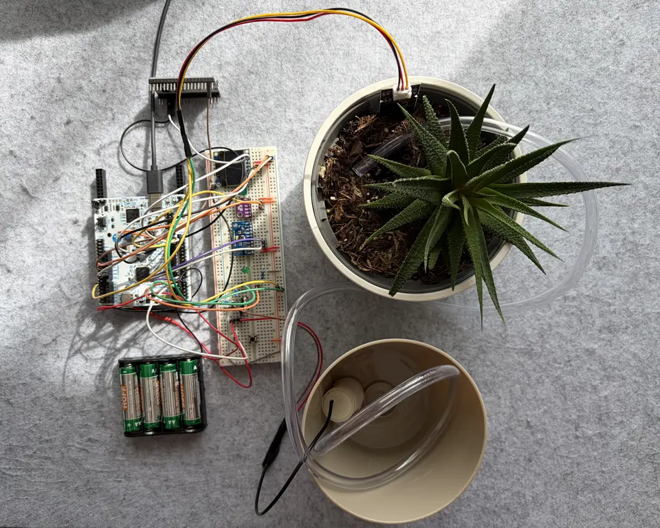 PlantGuard Node hardware prototype