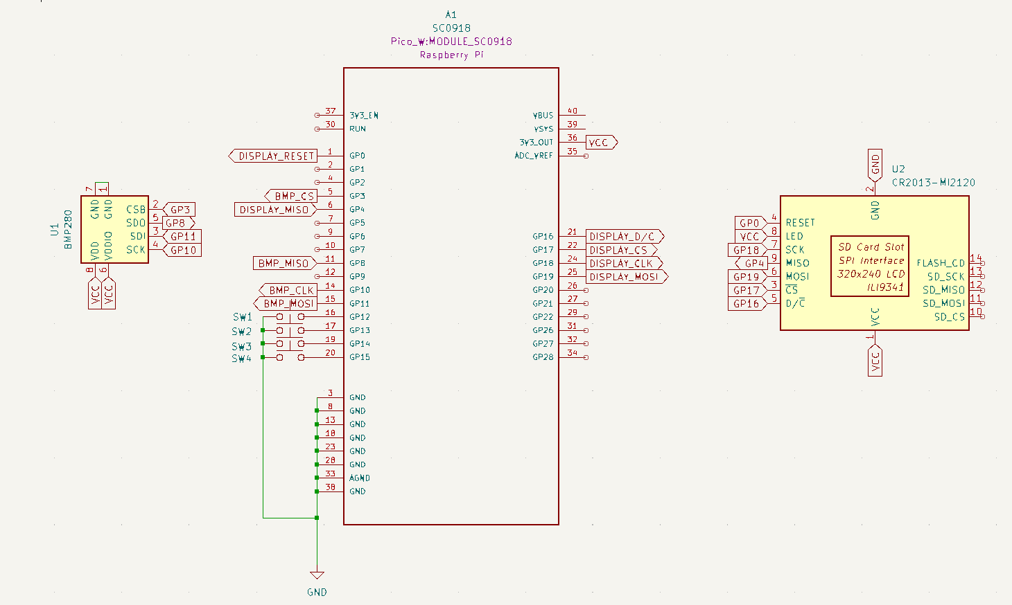 Simpler KiCad schematic