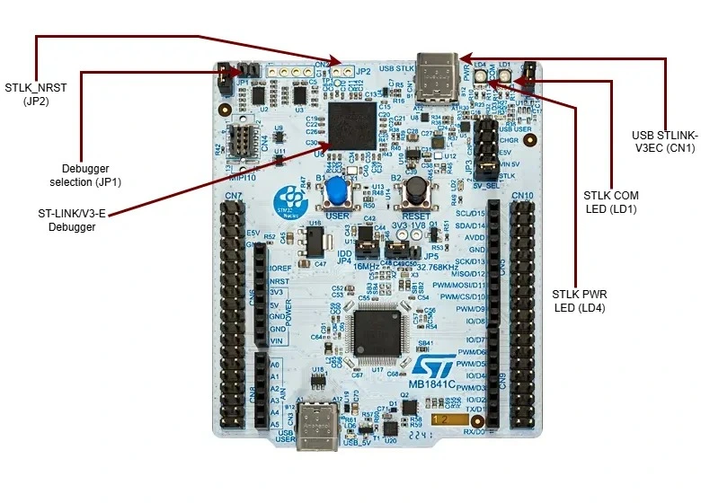 STM32 Nucleo-U545RE-Q ST-LINK
